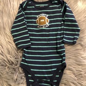 Carter’s Football Cotton Onesie